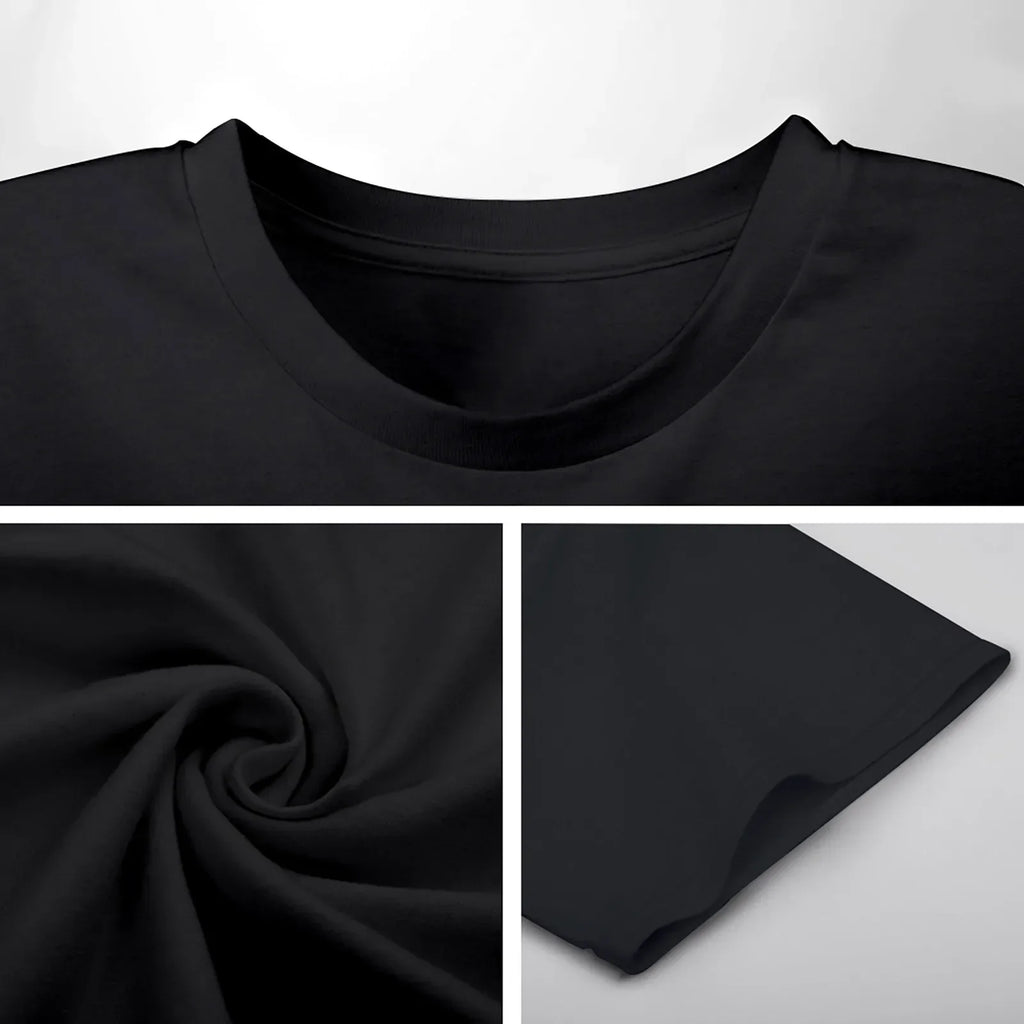 Cotton Graphic Crew Neck T-Shirt – Made in USA - product view 5