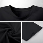 Cotton Graphic Crew Neck T-Shirt – Made in USA - product view 5