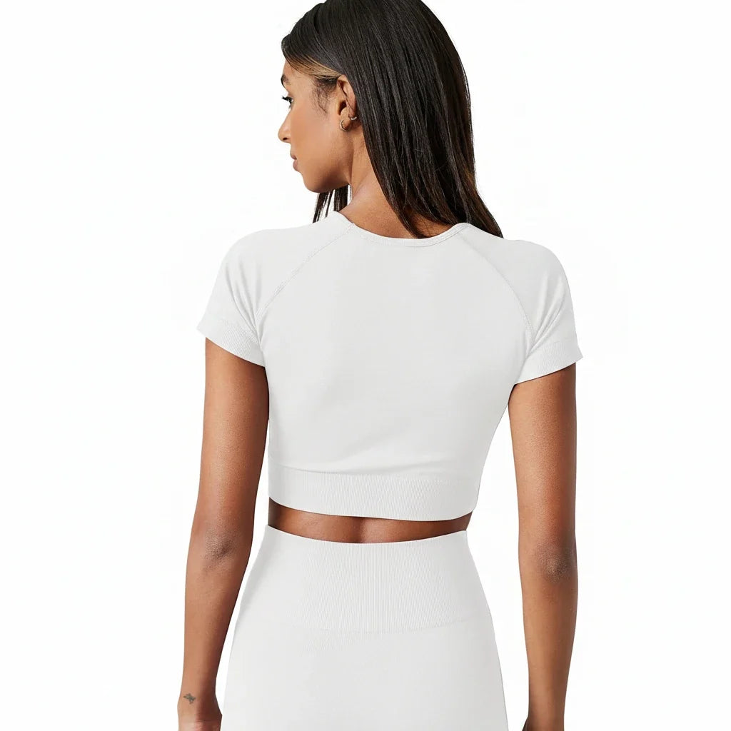 Activewear Top – Seamless Yoga & Running