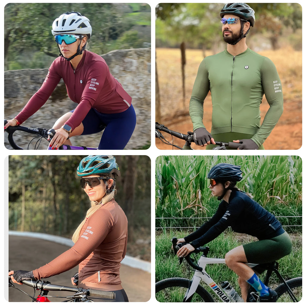 Cycling Jersey - Long-Sleeve Full-Zip Top