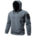 Men's Outdoor Hoodie - Multi-Pocket Warm Layer