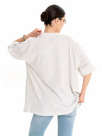 Duck Print Oversized Cotton T-Shirt – Loose Fit - product view 22
