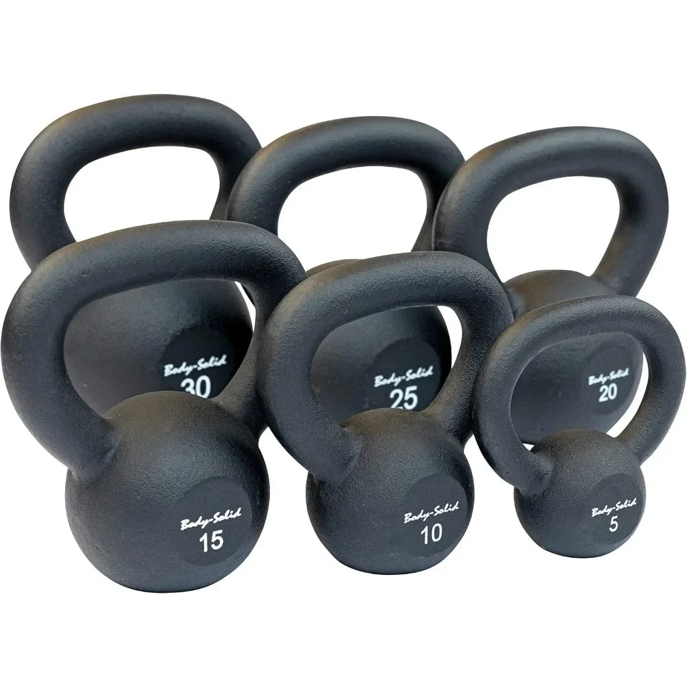 Kettlebell - Matte Black Weightlifting Weight - product view 7
