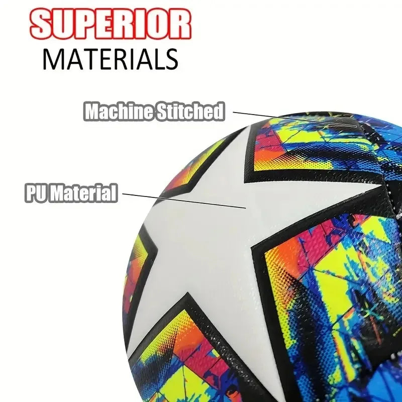 Soccer Ball - Size 5 Machine-Sewn PU