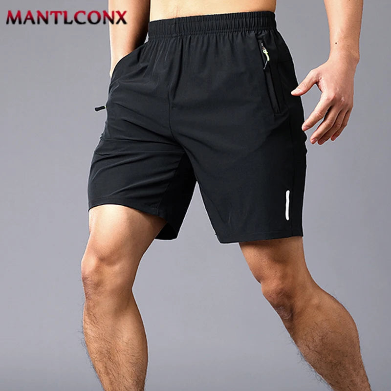 Men's Running Shorts - Lightweight Elastic-Waist Pair