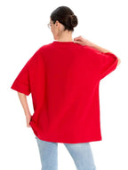 Duck Print Oversized Cotton T-Shirt – Loose Fit - product view 11