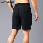 Men's Running Shorts - Lightweight Elastic-Waist Pair