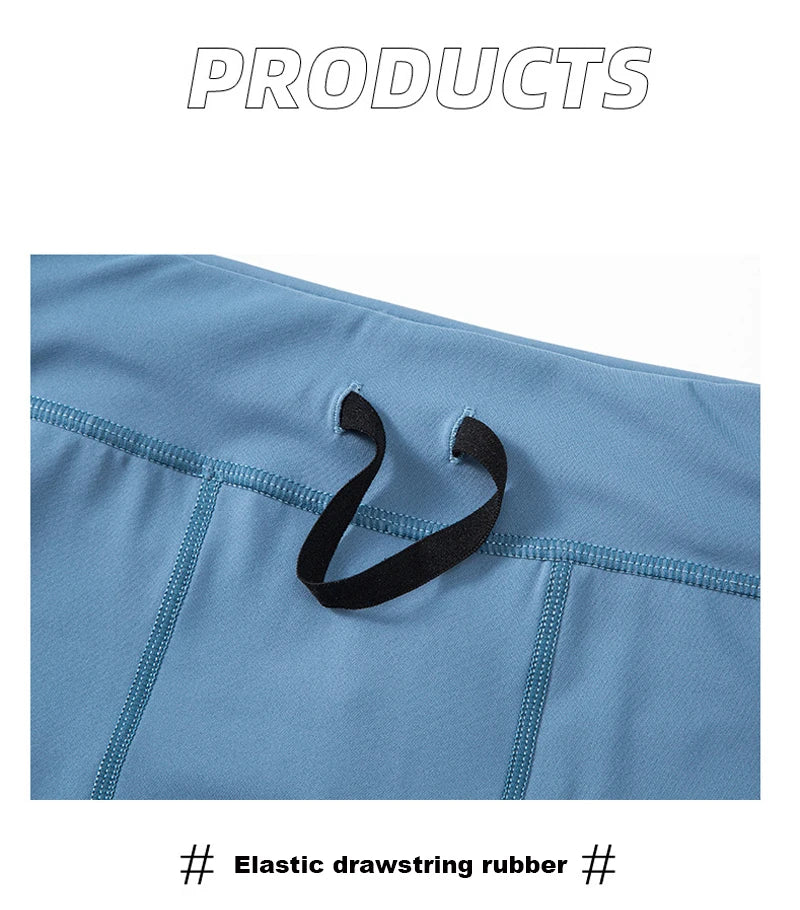 Men's Compression Shorts - Running Tights with Pocket