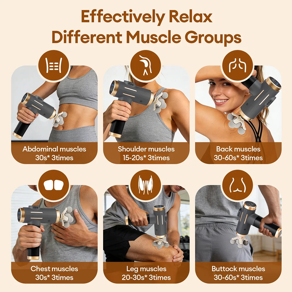 Massage Gun - 11-Head Body Massager