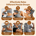 Massage Gun - 11-Head Percussion Device