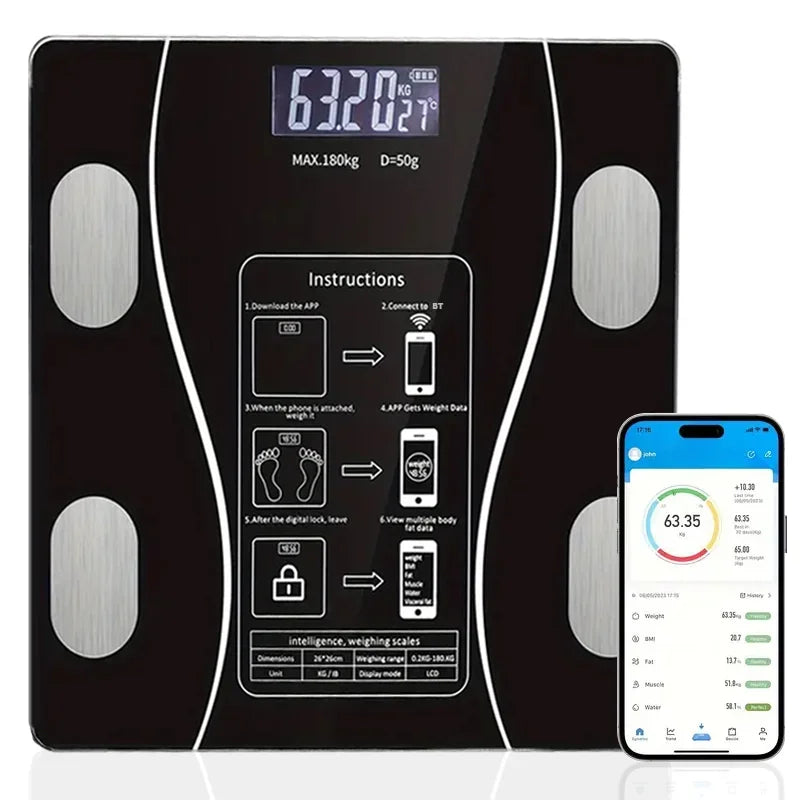 Smart Body Fat Scale – Digital Bathroom Scale - product view 2