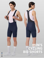 Men's Cycling Bib Shorts - Nylon Stretch Riding Shorts