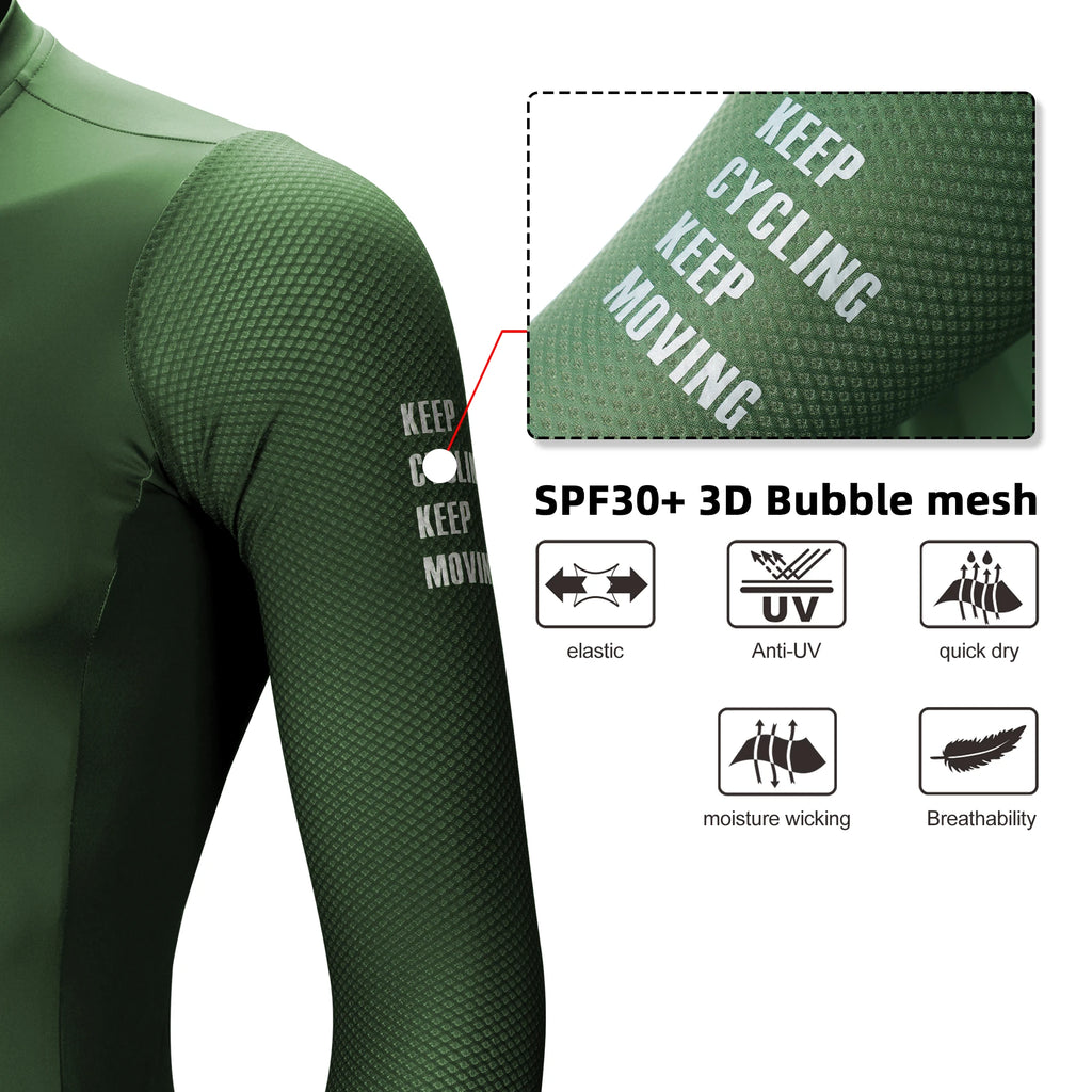 Cycling Jersey - Long-Sleeve Full-Zip Top