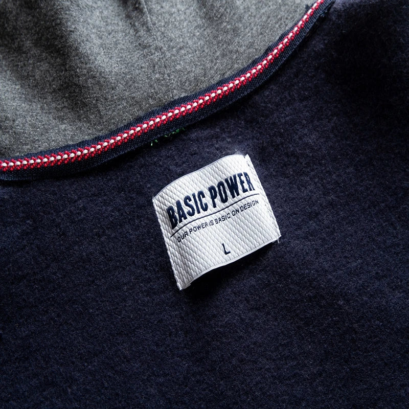 Men's Hoodie - Cotton-Blend Casual Pullover