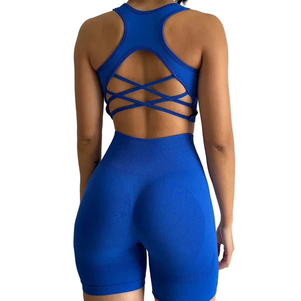 Women's Workout Set – High – Waist Seamless
