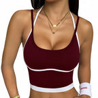 Women's Workout Top – Supportive Color Block