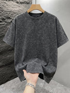 Men's Vintage Acid-Wash T-Shirt – Oversized Fit - product view 1