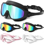 Women's Swim Goggles - Wide-View Adjustable Pair