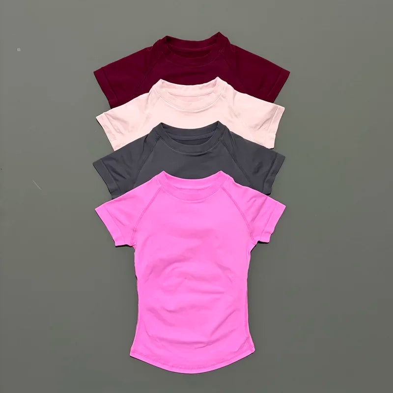 Women's Training Top - Seamless Short-Sleeve Shirt