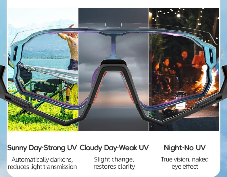 Kids Cycling Sunglasses - Photochromic and Polarized Options