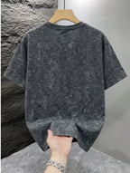 Men's Vintage Acid-Wash T-Shirt – Oversized Fit - product view 2