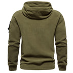 Men's Outdoor Hoodie - Multi-Pocket Warm Layer