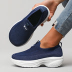 Women's Mesh Shoes - Wide-Toe Lace-Up Pair