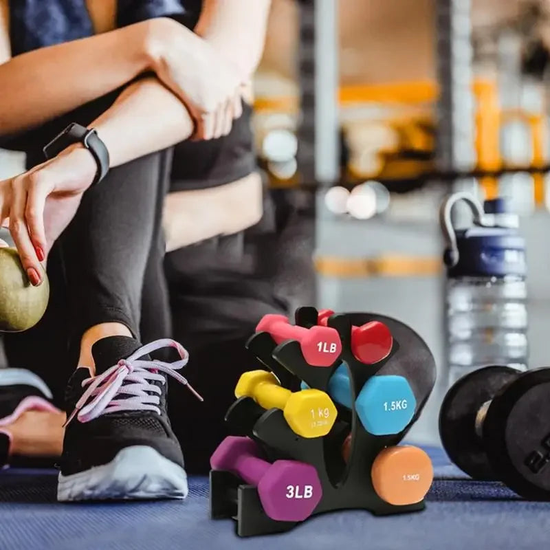Weight Storage Rack - Multi-Level Gym Organizer