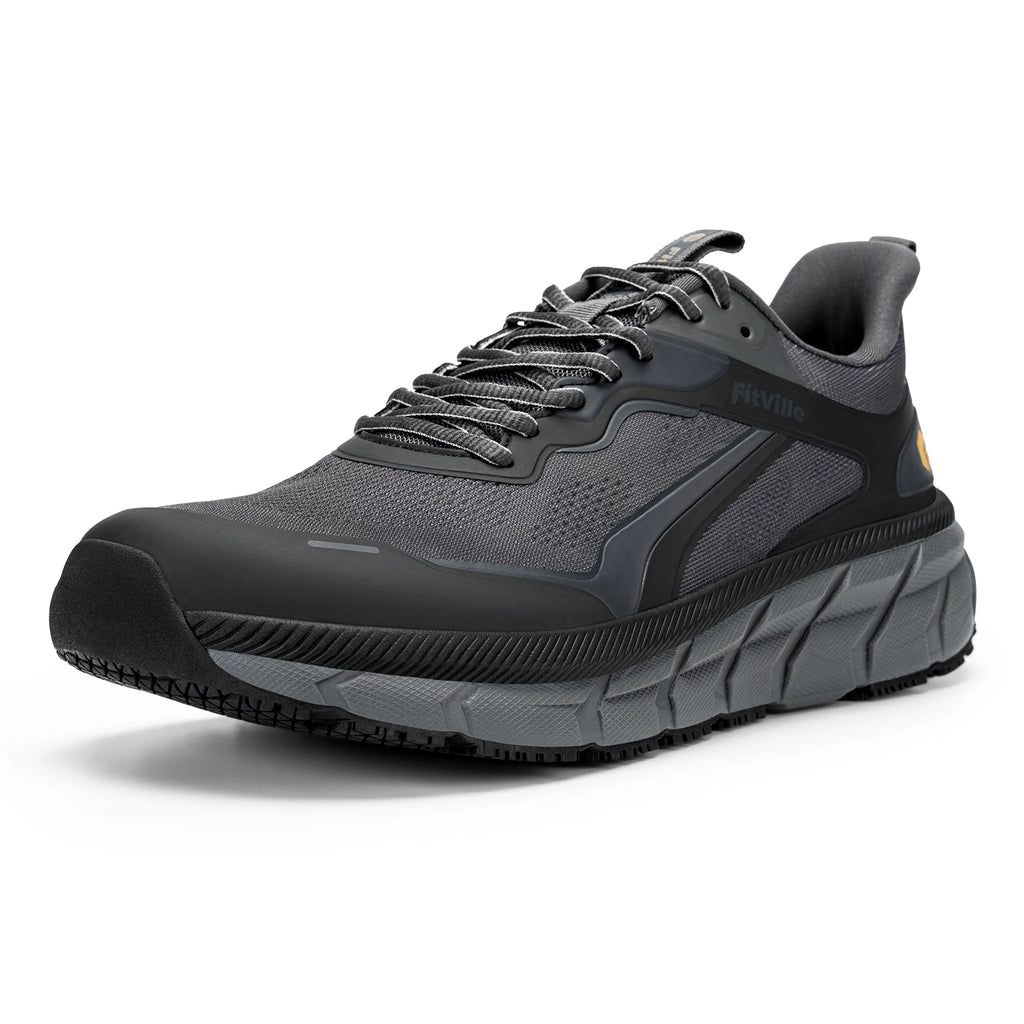 Men's Walking Shoes - Wide Toe-Box Mesh Sneakers