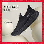 Men's Walking Shoes - Slip-On Knit Pair