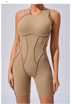 Women's Workout Jumpsuit – Padded Activewear Bodysuit