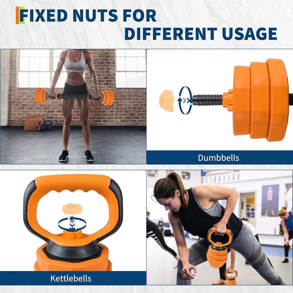 Adjustable Weight Set - 4-in-1 Free Weight Kit