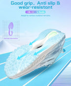 Running Shoes - Air-Mesh Lace-Up Pair