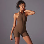 Women's Gym Jumpsuit – Backless Push – Up Style
