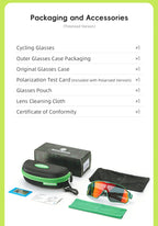Kids Cycling Sunglasses - Photochromic and Polarized Options
