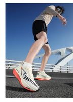 Men's Running Shoes - Air-Mesh Lace-Up Pair