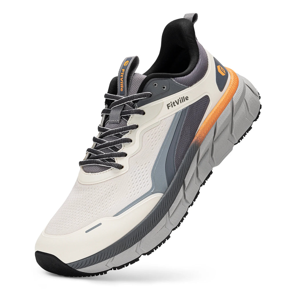 Men's Walking Shoes - Wide Toe-Box Mesh Sneakers