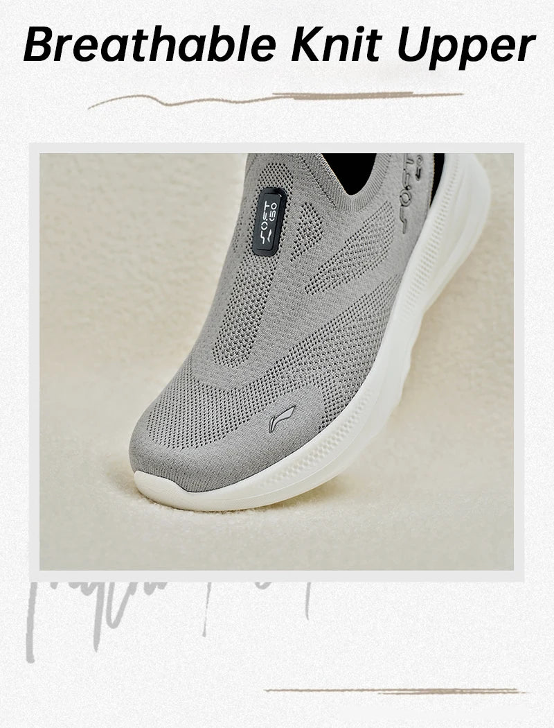 Men's Walking Shoes - Slip-On Knit Pair