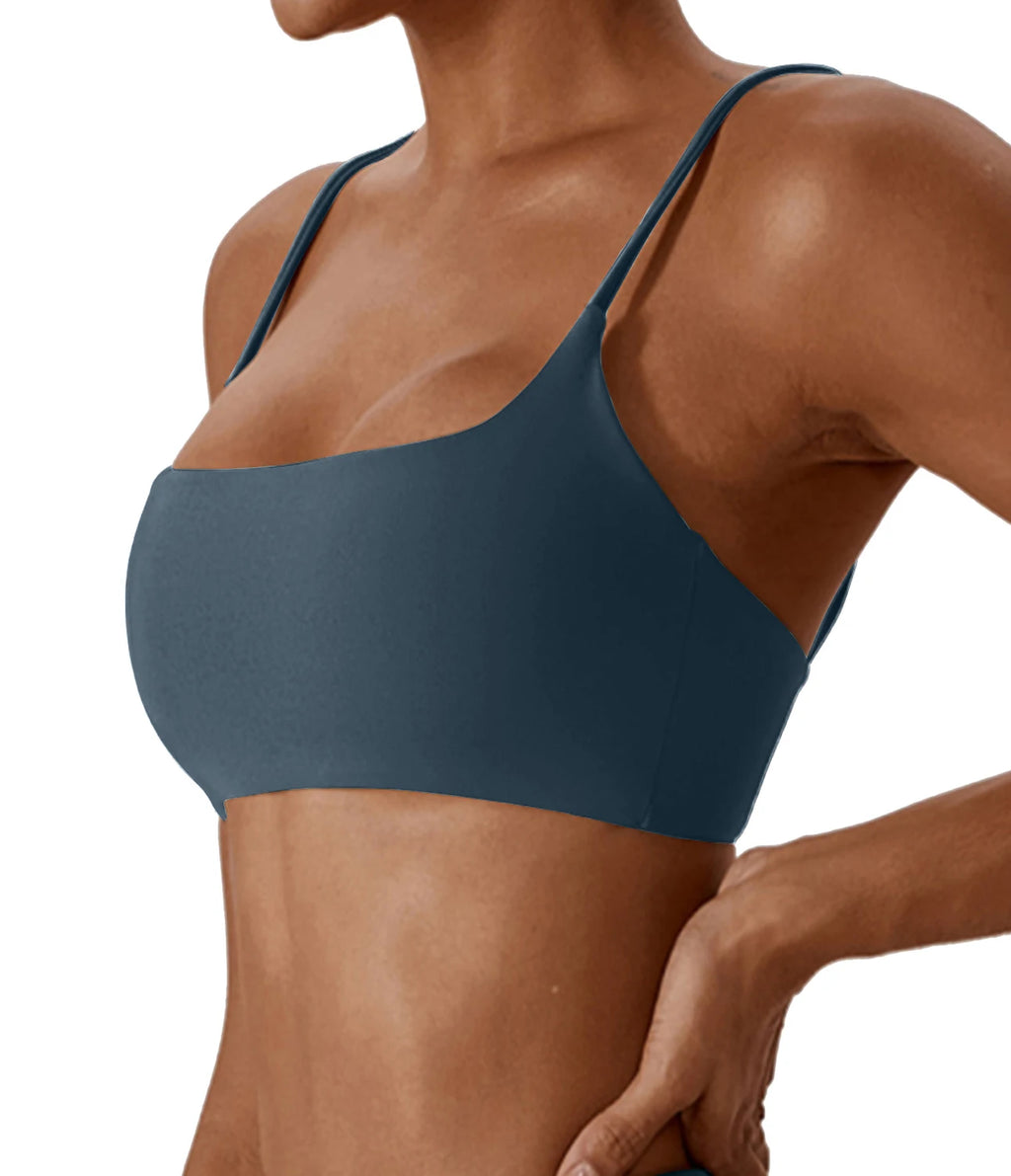 Women's Sports Bra - Cross-Back Training Top