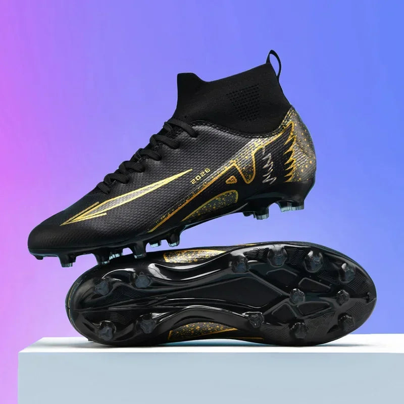 Soccer Shoes - Men's High-Ankle Futsal Shoes