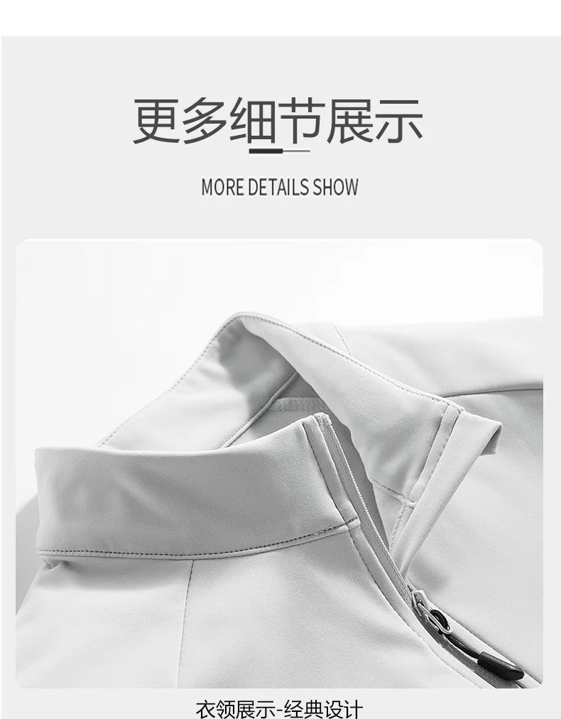 Men's Pullover - Three-Quarter-Sleeve Polyester Top