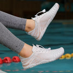 Men's Water Shoes - Mesh Lace-Up Aqua Shoes