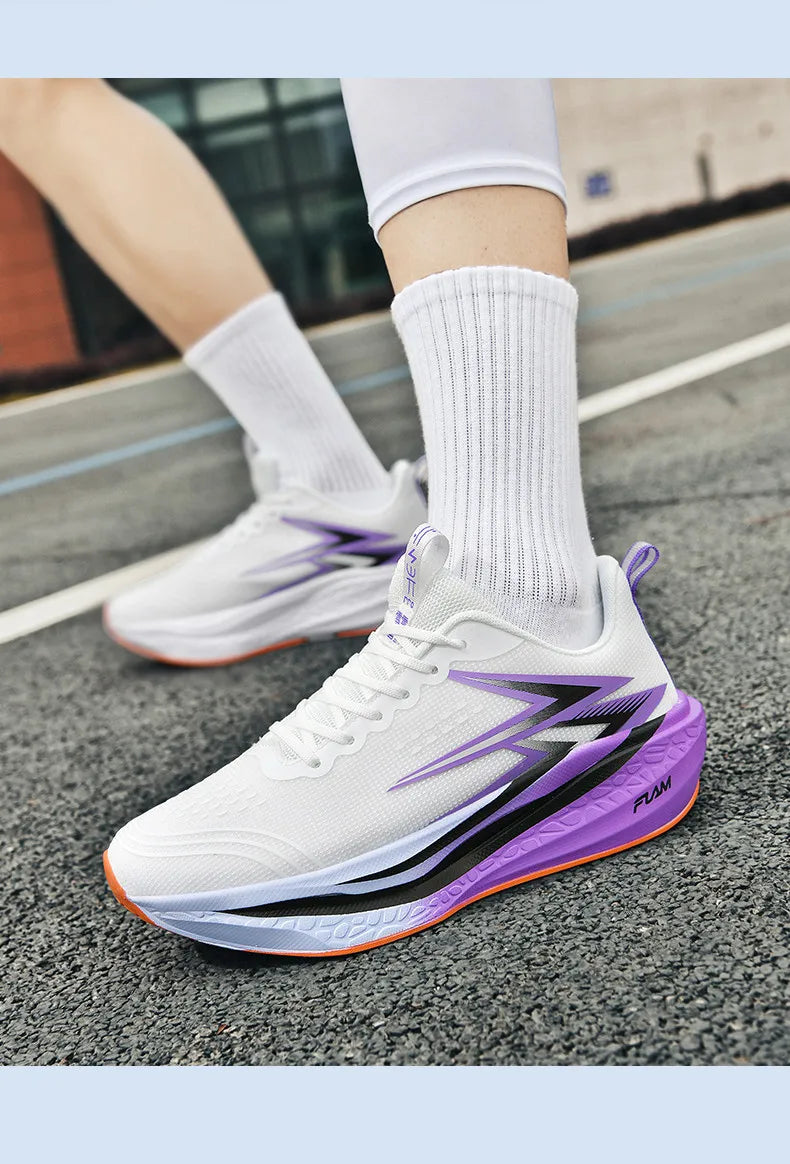 Men's Running Shoes - Air-Mesh Athletic Pair