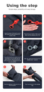 Camping Sleeping Pad - Inflatable TPU Nylon Mat