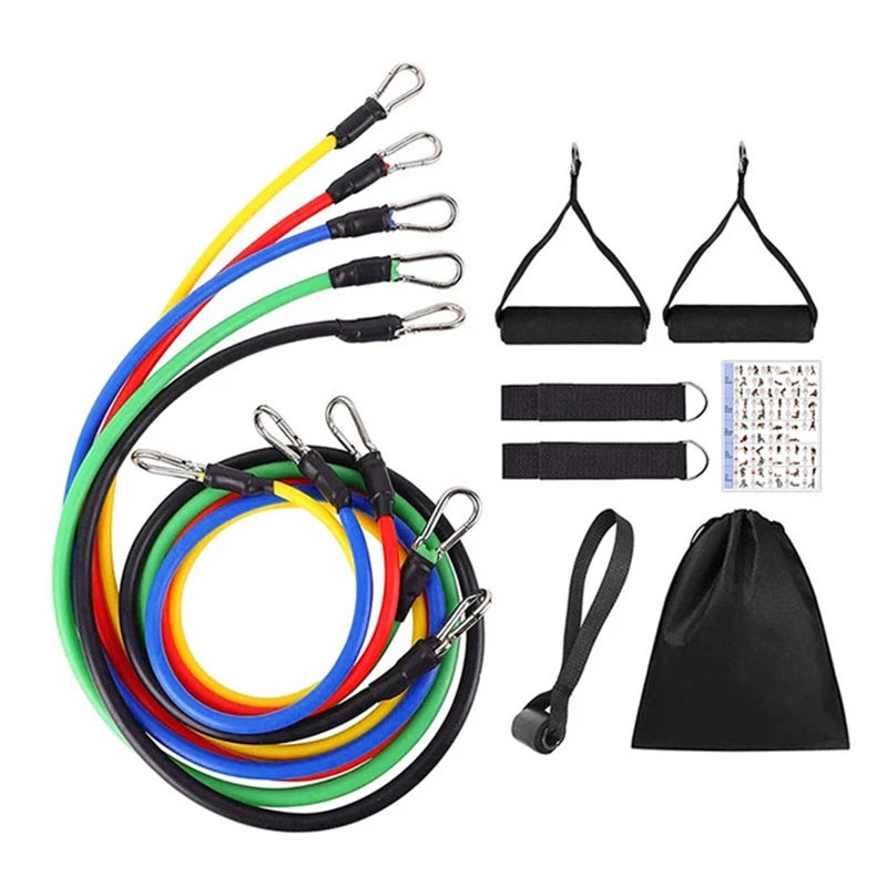 Resistance Band Set - 11-Piece Multi-Level Kit