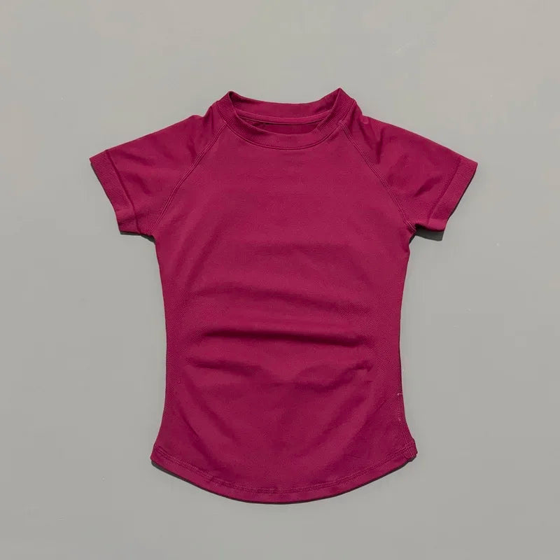 Women's Training Top - Seamless Short-Sleeve Shirt