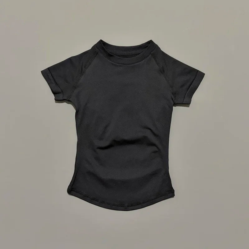 Women's Training Top - Seamless Short-Sleeve Shirt