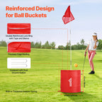 Backyard Golf Game - Portable Bucket Course Set