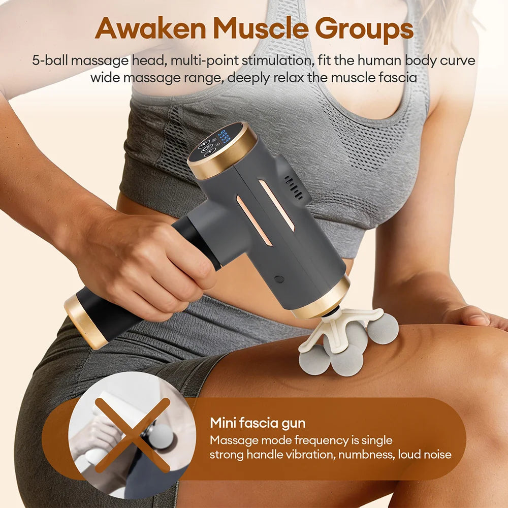 Massage Gun - 11-Head Body Massager