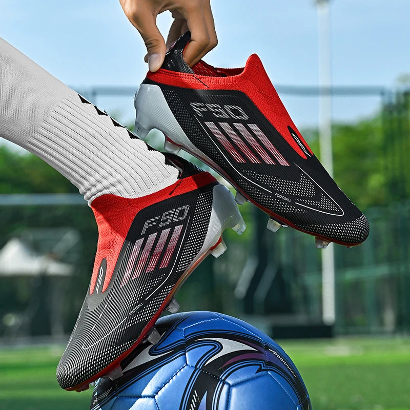 Soccer Cleats - Men's Laceless FG/TF Shoes